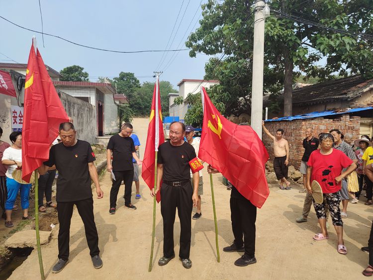 彰武街道在南彰武村举行防汛演练